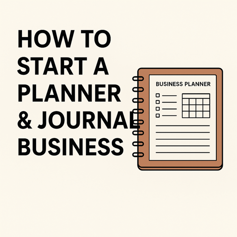 Simple thumbnail image for planner and journal business article – clean and user-friendly design.